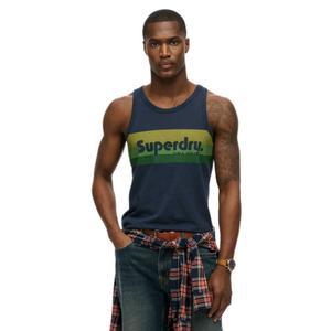 Gestreepte logotanktop Superdry Cali image-1