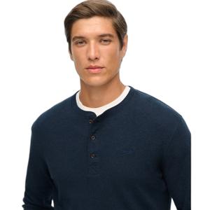 T-shirt a maniche lunghe metà bottone Superdry Vintage Logo image-5