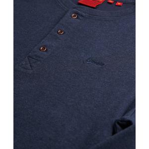 T-shirt a maniche lunghe metà bottone Superdry Vintage Logo image-4