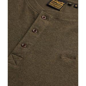 T-shirt a maniche lunghe metà bottone Superdry Vintage Logo image-6