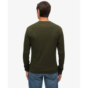 T-shirt a maniche lunghe metà bottone Superdry Vintage Logo image-4