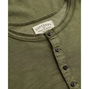 Long-sleeve T-shirt with a henley collar Superdry Jersey image-1