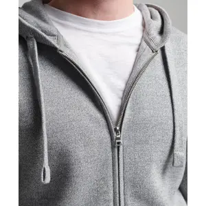 Sweatshirt zippé à capuche en coton bio Superdry Essential image-5