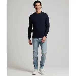 Pull en cachemire et coton bio Superdry image-1