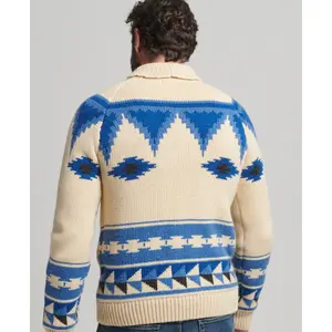 Cardigan zippé col châle à motif Superdry image-2