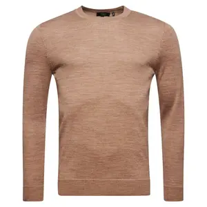 Camisola de gola redonda em lã merino Superdry image-0