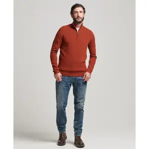 Merino wool semi-zipped sweater Superdry image-1