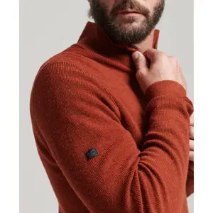 Merino wool semi-zipped sweater Superdry image-3