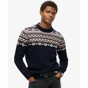 Roll neck jacquard jumper Superdry image-1
