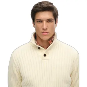 Ribbed jumper with a Tunisian collar Superdry image-4