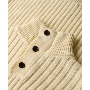 Ribbed jumper with a Tunisian collar Superdry image-5