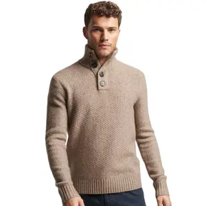 Pull col boutonné Superdry image-0