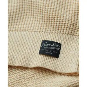 Pull ras du cou en maille texturée Superdry image-6