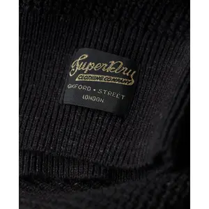 Pull ras du cou en maille texturée Superdry image-5