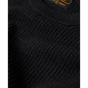 Pull ras du cou en maille texturée Superdry image-6