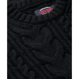 Jersey de punto trenzado Superdry Jacob image-5