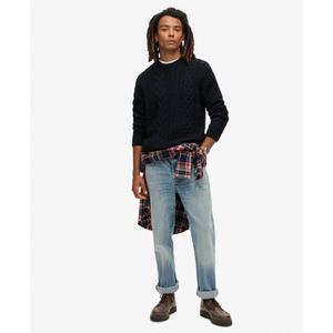 Jersey de punto trenzado Superdry Jacob image-1