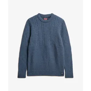 Cable knit jumper Superdry Jacob image-0