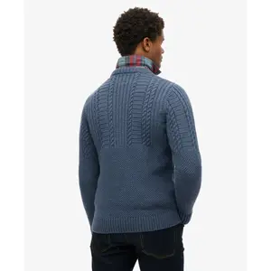 Cable knit jumper Superdry Jacob image-3