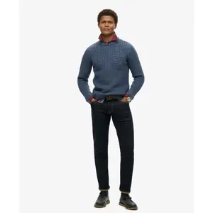 Cable knit jumper Superdry Jacob image-2