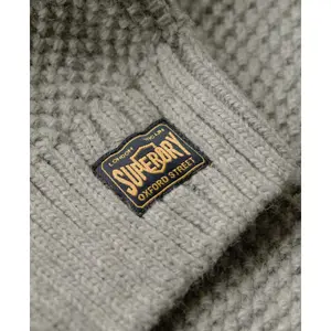 Pull col zippé torsadé Superdry Jacob image-5