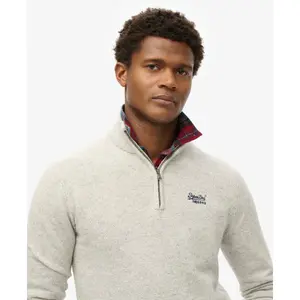 Jersey bordado con cuello de camionero Superdry Essential image-4