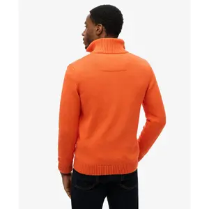 Jersey con cuello de cremallera Superdry Classics Henley image-3