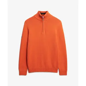 Jersey con cuello de cremallera Superdry Classics Henley image-0