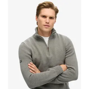 Camisola com gola com fecho Superdry Classics Henley image-4