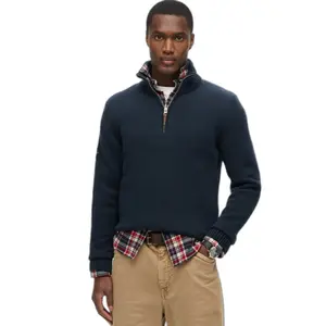 Sweater with zipped collar Superdry Classics Henley image-1