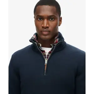 Sweater with zipped collar Superdry Classics Henley image-4