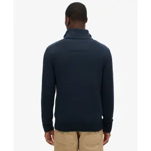 Sweater with zipped collar Superdry Classics Henley image-3
