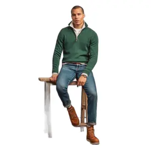 Camisola com gola com fecho Superdry Classics Henley image-2