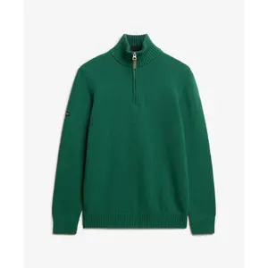 Camisola com gola com fecho Superdry Classics Henley image-0