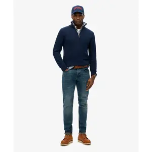 Pullover mit Reißverschluss aus Baumwollstrick Superdry Classics image-2