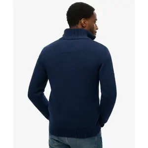 Pullover mit Reißverschluss aus Baumwollstrick Superdry Classics image-3