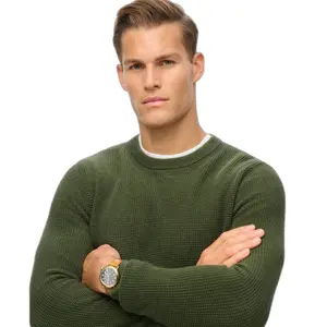 Jersey de cuello redondo de punto texturizado Superdry image-4