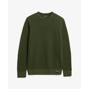 Jersey de cuello redondo de punto texturizado Superdry image-0