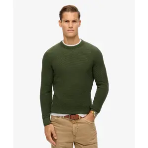 Jersey de cuello redondo de punto texturizado Superdry image-1