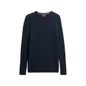 Classic twisted knit cotton jumper Superdry image-0