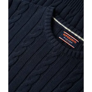 Classic twisted knit cotton jumper Superdry image-5