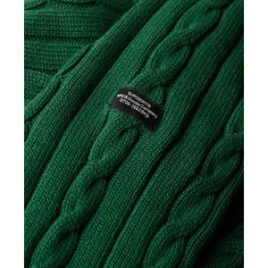 Classic twisted knit cotton jumper Superdry image-5