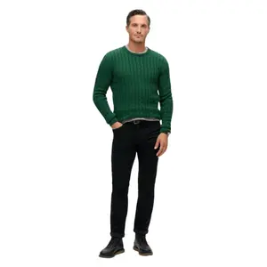 Classic twisted knit cotton jumper Superdry image-1