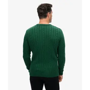 Classic twisted knit cotton jumper Superdry image-3