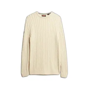 Classic twisted knit cotton jumper Superdry image-0