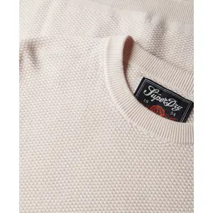 Lightweight textured cotton sweater Superdry image-1