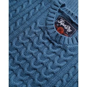 Cable knit jumper Superdry Jacob image-1