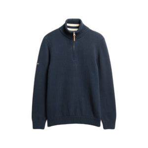 m6110706a-11s-cotton-sweater-with-a-trucker-collar-superdry-navy-blue