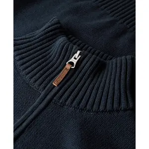 Wciągana bawełniana bluzka z kołnierzykiem typu camionneur Superdry image-1