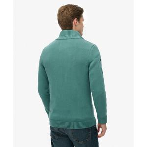 Wciągana bawełniana bluzka z kołnierzykiem typu camionneur Superdry image-3